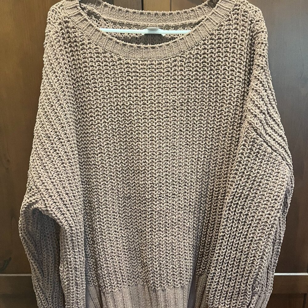 NWOT American Eagle Oversized Sweater- Brown- Size M